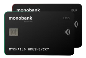 Валютна карта Монобанк